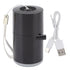 Electric Vacuum Pump USB Charging Inflatable Pump with 4 Lighting Gear for Outdoor Camping Black