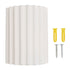 LED Wall Light G9 Lamp Holders Simple Beautiful Decorative Wall Lamp for Bedroom Living Room Entrance 100‑240V White