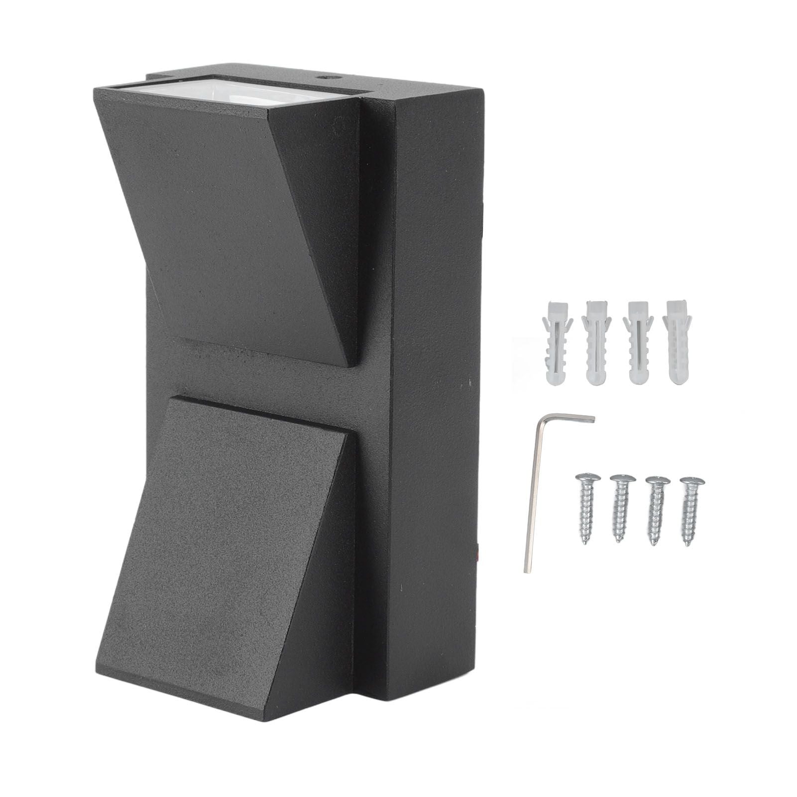 Double Head Wall Light Outdoor Waterproof LED Hallway Wall Light Stair Up and Down Wall Lamp White Light 12W AC85‑265V