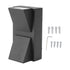 Double Head Wall Light Outdoor Waterproof LED Hallway Wall Light Stair Up and Down Wall Lamp White Light 12W AC85‑265V