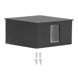 Beam Wall Light Quadrate Design Retro Warm Light 3W Unilateral Lighting LED Wall Lamp AC85 to 265V for Hotel Black Shell