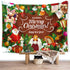 70*100CM Christmas Tree Tapestry Santa Background Cloth Multifunctional Christmas Decorations for Hallway Living Room Bedroom