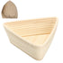 Triangle Bread Proofing Baskets with Liner Dough Rising Rattan Handmade Rattan Bowl