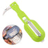 Multifunctional Plastic Fish Scale Cleaner Kitchen Fish Skin Scraper Brush Shaver With Cover Cutter Seafood Tool