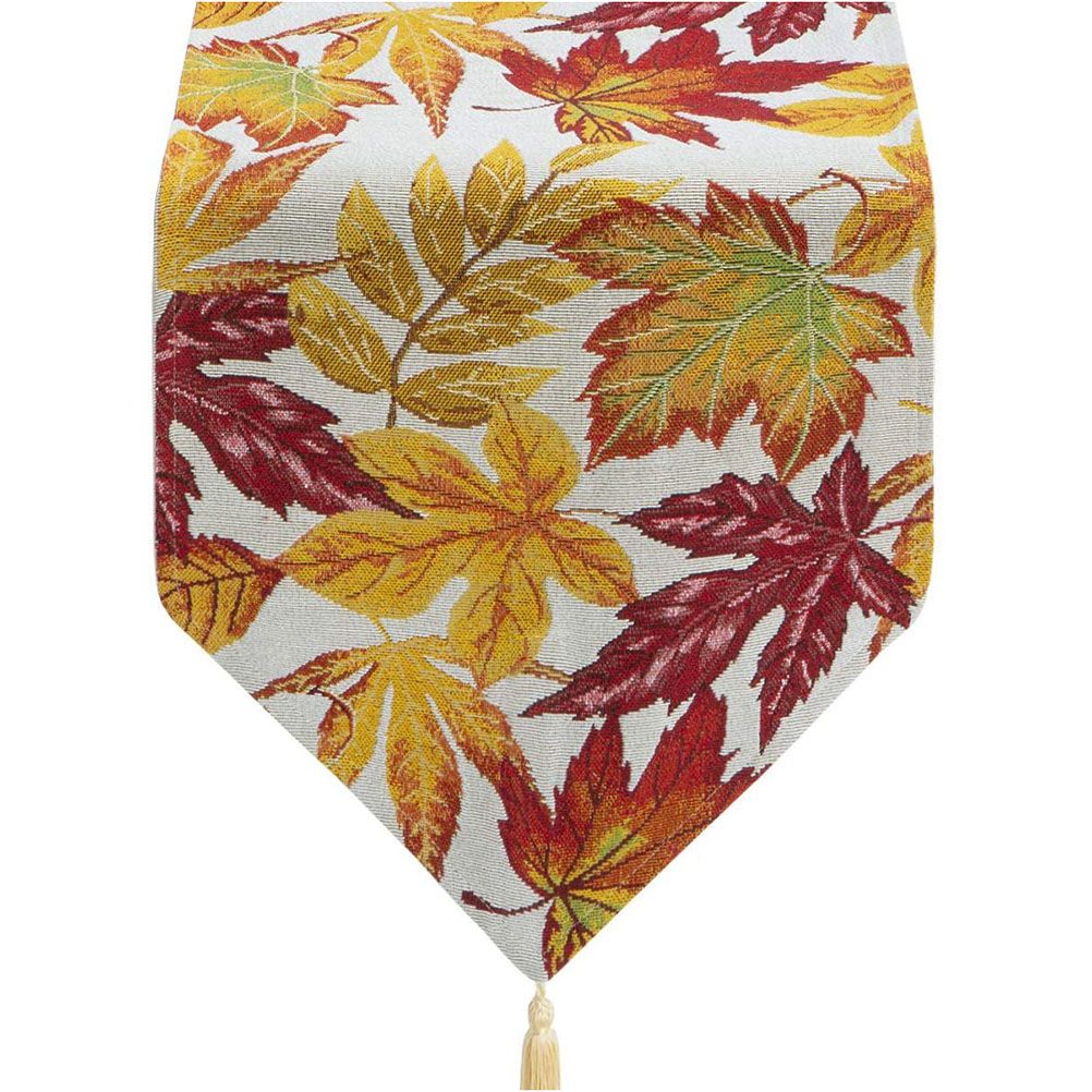 Fall Table Runner Holiday Table Runners for Dining Room Harvest Maple Leaf Table Runner for Fall Autumn and Thanksgiving Decorations