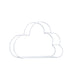 Cloud Shape Iron Storage Racks Hanging Decor Flower Pot Storage Rack Storage Box Wall Book Figurines Display
