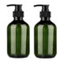 4PCS Plastic Bottles with Pump 500ml Refillable Plastic Soap Dispenser Bottle for Bathroom or Kitchen Handwash Lotions Shampoo Conditioner