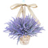 Artificial Hanging Flowers in Basket for Front Door Hanging Lavender Wreath Basket Outdoor Indoor Patio Lawn Courtyard Garden Decor