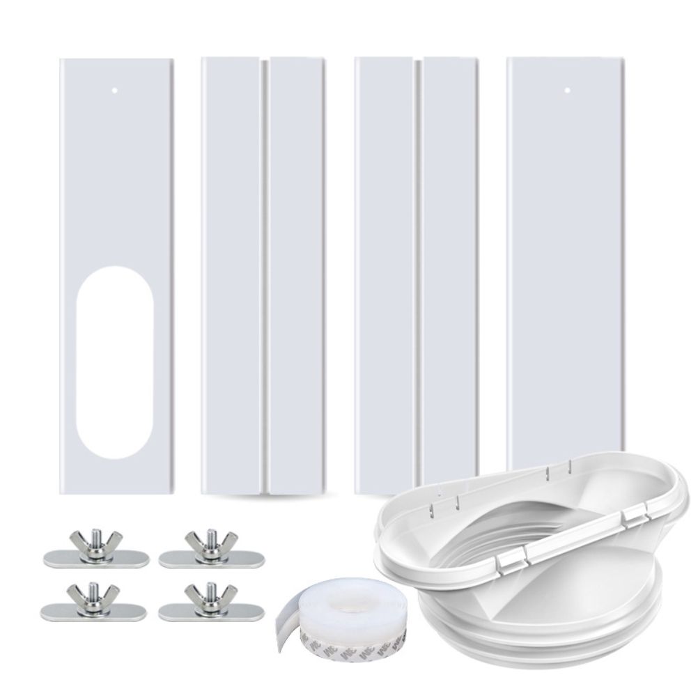 Portable Air Conditioner Window Kit Adjustable Window for Air Conditioner Sliding AC Window Vent Kit
