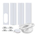 Portable Air Conditioner Window Kit Adjustable Window for Air Conditioner Sliding AC Window Vent Kit