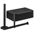 Toilet Paper Holder with Wet Wipe Box Wall Mounted Stainless Steel Paper Holder Toilet Roll Holder for Bathroom Toilet