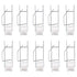 10Pcs Tomato Trellis Roller Hooks Tomato Support Hooks Plant Roller Hook with 15M String Plant Cages Supports Roller Hook for Plant Fruit