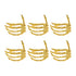 Wine Tableware Halloween Napkin Buckle Ghost Hand Napkin Ring Alloy Napkin Ring Gold
