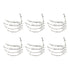 Wine Tableware Halloween Napkin Buckle Ghost Hand Napkin Ring Alloy Napkin Ring Silver