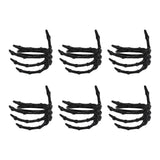 Wine Tableware Halloween Napkin Buckle Ghost Hand Napkin Ring Alloy Napkin Ring Black
