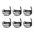 Wine Tableware Halloween Napkin Buckle Ghost Hand Napkin Ring Alloy Napkin Ring Black