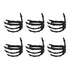 Wine Tableware Halloween Napkin Buckle Ghost Hand Napkin Ring Alloy Napkin Ring Black
