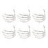 Wine Tableware Halloween Napkin Buckle Ghost Hand Napkin Ring Alloy Napkin Ring Silver