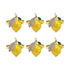 6 PCS Strawberry and Lemon Napkin Rings Alloy Napkin Rings Napkins Rings