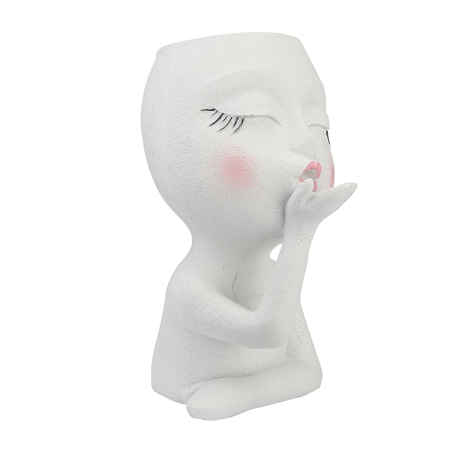 Mannequin Resin Flower Pot Face Flower Pot Garden Decoration
