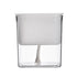 Water Absorption Planter Indoor Self Absorbed Watering Pot Flower Container for Office Home Semitransparent