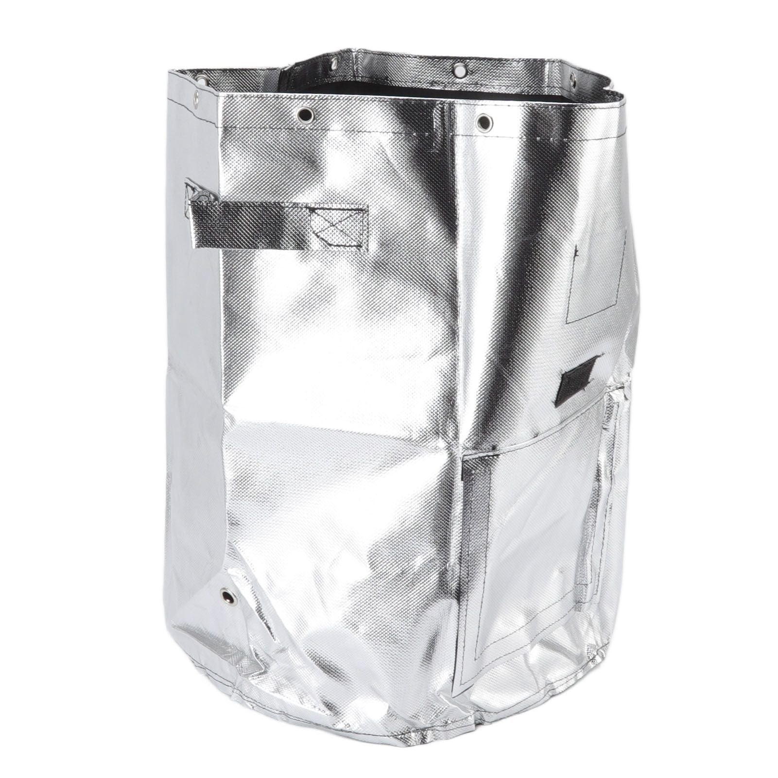 Silver Potato Grow Bag Waterproof Openable Planting Bucket for Plant Vegetable Flower M 26 Liters 7 Gallons