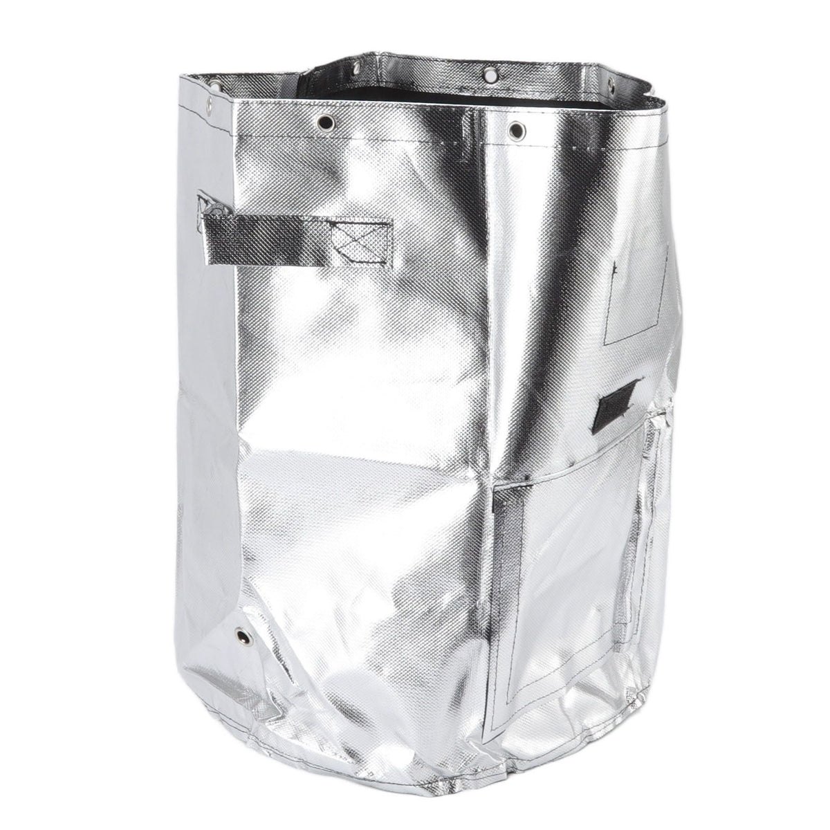 Silver Potato Grow Bag Waterproof Openable Planting Bucket for Plant Vegetable Flower M 26 Liters 7 Gallons
