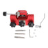 Chainsaw Sharpener Portable Lightweight Hand Crank Chain Sharpening Jig for Electric Saws Red