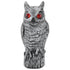 Solar Powered Owl Glowing Eyes Lifelike Appearance Waterproof Sun Resistant Bird Repeller for Home Garden Patio Fence