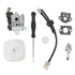 Leaf Blower Carburetor Kit Gasket Primer Bulb Cover Fuel Line Assembly Filter A021003660 for PB 250