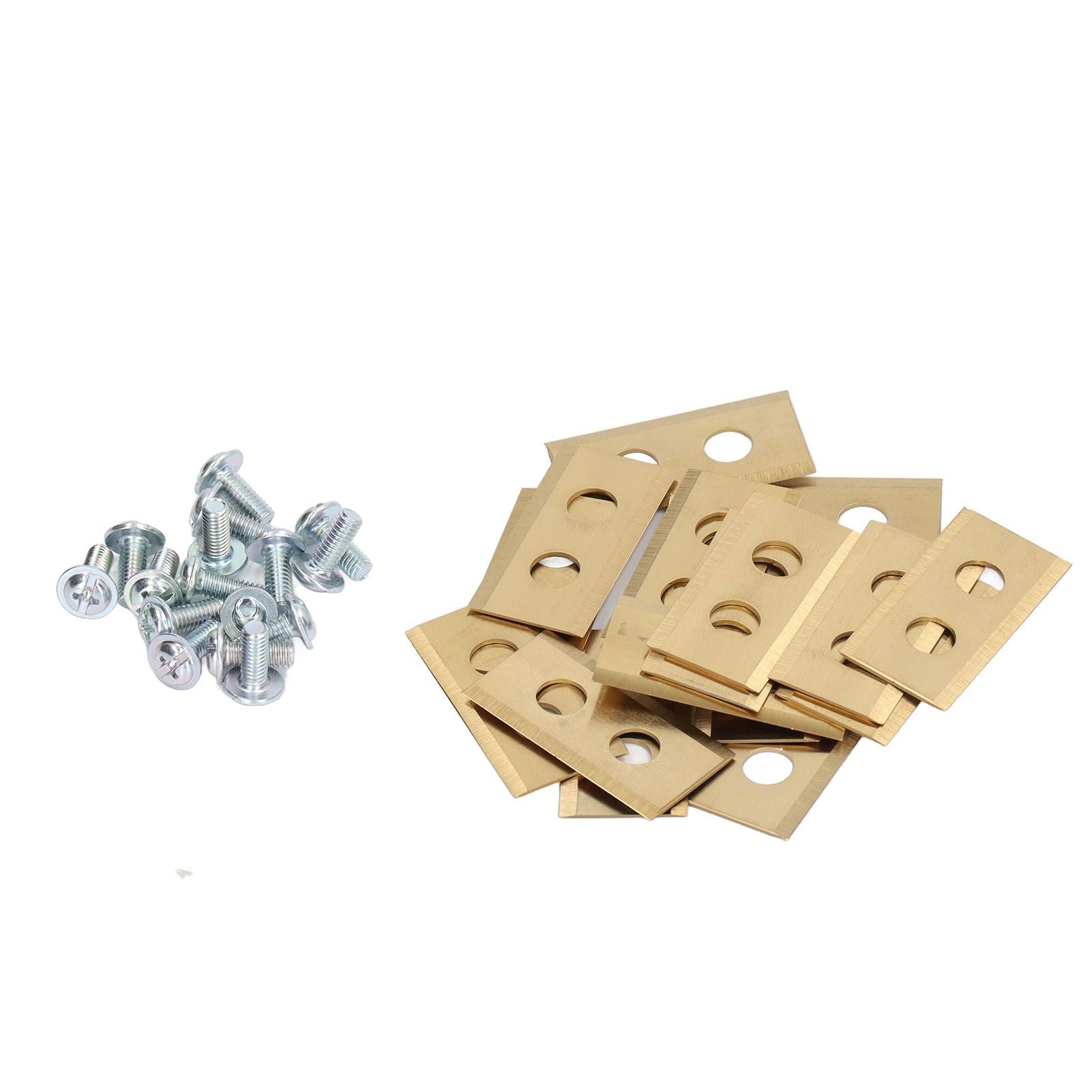 30PCS Lawn Mower Endurance Blade Set Stainless Steel Titanium Blades for Worx Landroid Robotic Lawn Mower
