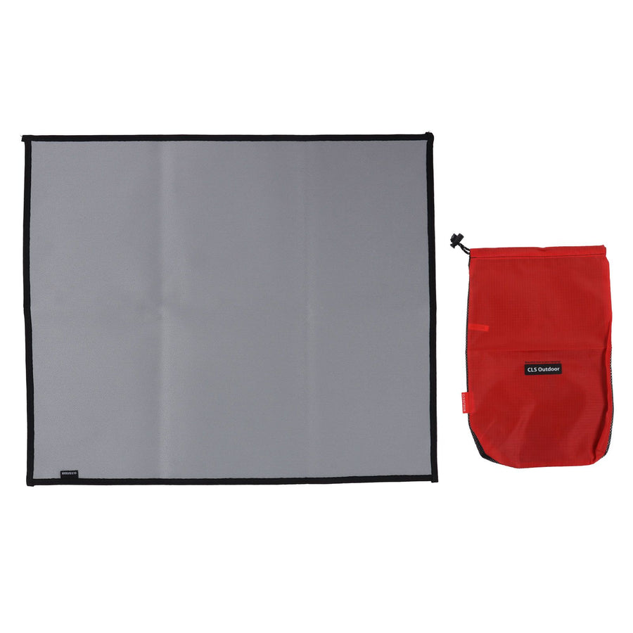 Outdoor Camping Fireproof Cloth Cookout BBQ Insulation Pad Flame Retardant High Temperature Resistant Blanket S