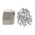 30PCS Stainless Steel Lawn Mower Blade Silver Weather Resistant Lawn Mower Replacement Blade for Husqvarna