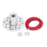 Trimmer Head Aluminum Multiple Holes with Twisted Ropes Strimmer Accessories for Titan Pro Brush Cutters