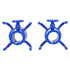 2Pcs Plastic Beach Umbrella Hanging Hook Umbrella Hanger 4 Prong Towel Hat Sunglasses Holder Blue