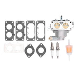 Carburetor Set Aluminium Engine Carb for 40G777 40H777 44M777 44P777 44S677 796997 792295 Lawn Mower