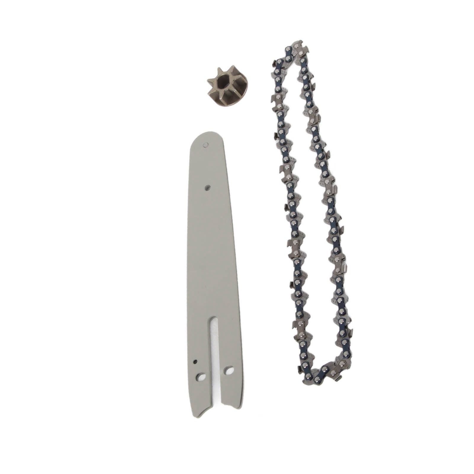 Chainsaw Chain Set Steel Sprocket 186mm Guide Plate 230mm Chain 6in Saw Replacement Accessories for Mini Electric Chainsaw