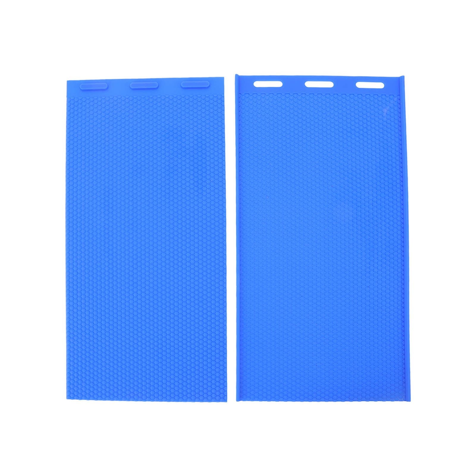 2Pcs Silicone Beeswax Sheet DIY Mold Soft Press Sheet Mould Tools Beeswax Embosser Machine for Beekeeping