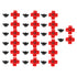 20PCS G1/8 Male Thread Chicken Drinking Nipples Automatic Waterer Equipment with Black Srews for Poultry Feeding