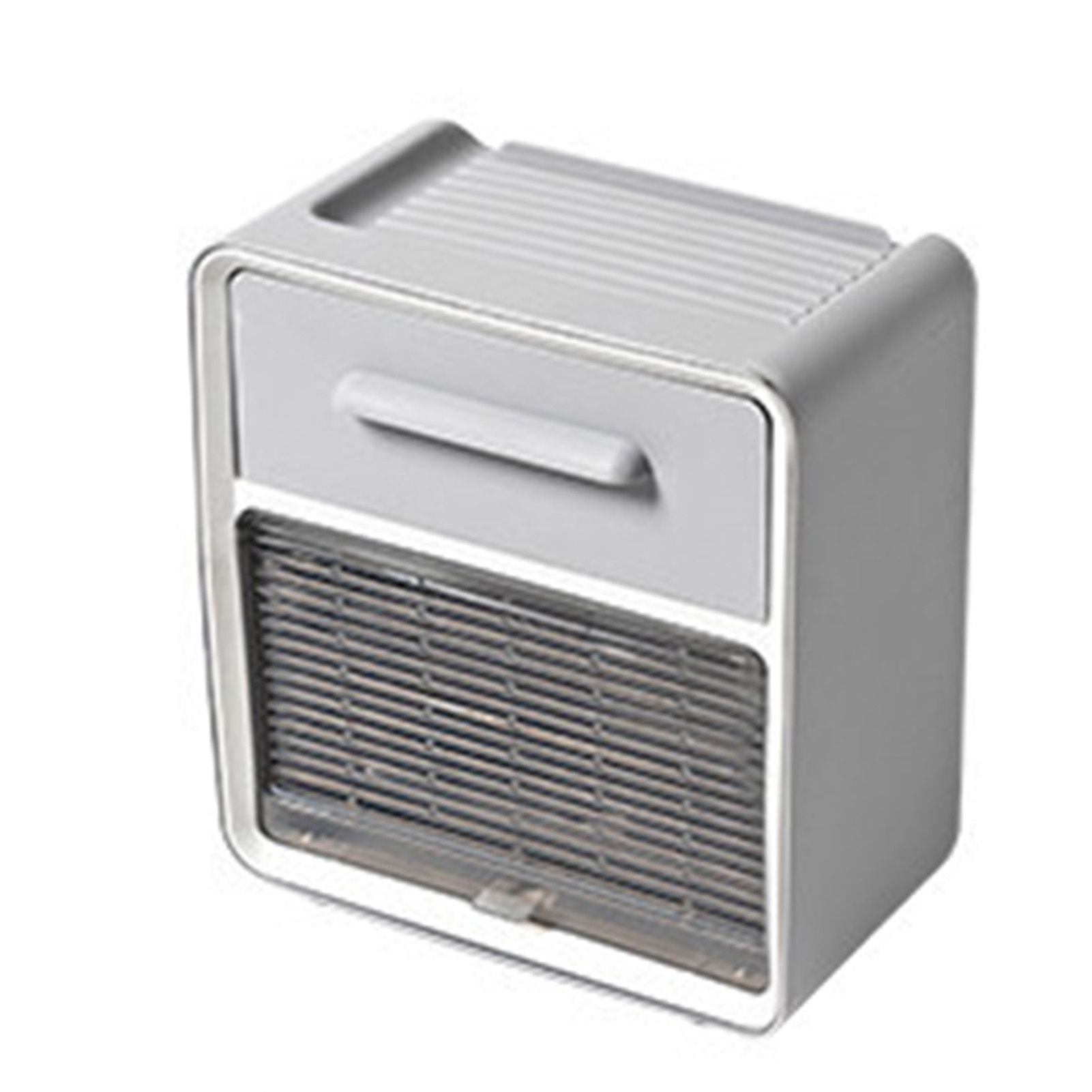 Toilet Paper Roll Box Waterproof Wall Mount Toilet Tissue Holder No Punch Bathroom Tissue Roll Box Double Layer Grey
