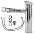 Universal Basin Faucet with Hose Metal Single Hole Sink Tap for Kitchen Bathroom G1/2 Thread