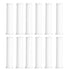 12pcs Shower Head Filter Element PP Cotton White Bath Accessories for Detachable Hydro Shower Head Set