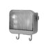 Soap Holder Punch Free Wall Mounted Durable PP Double Layer Double Hook Design Soap Storage Box for Bathroom Grey