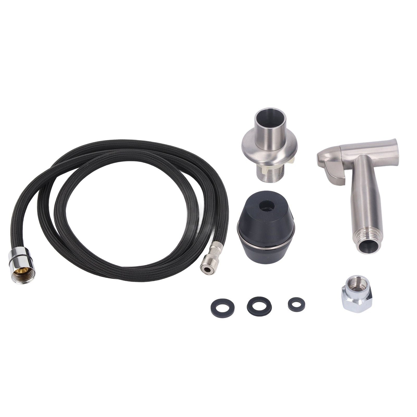 Bidet Sprayer Stainless Steel High Pressure Resistant Sink Faucet Hose Sprayer for Toilet Bathroom