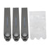Wall Mounted Liquid Soap Dispensers Back Stick Type Plastic Shampoo Dispenser for Home Hotel School Toilet Grey 6028 3 Cups