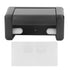 Toilet Roll Paper Holder Plastic Black Wall Mounted Self Adhesive No Punching Container for Bathroom Kitchen