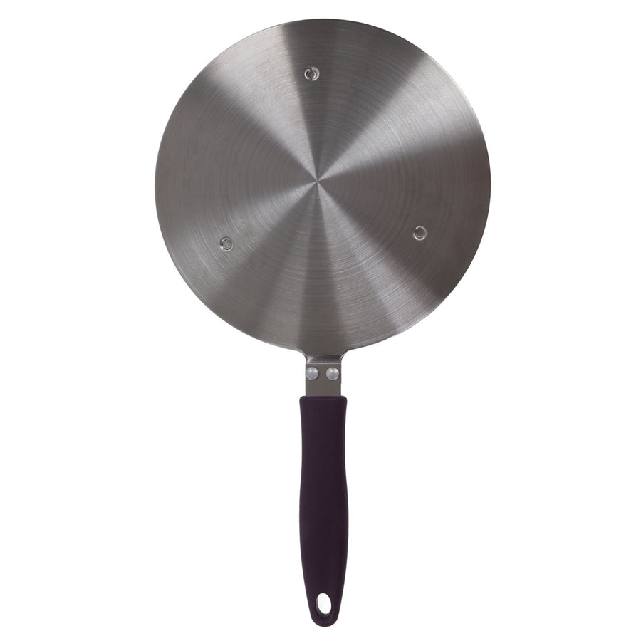 Induction Adapter Plate Stainless Steel Heat Diffuser with Purple Handle Kitchen Accessories for Iron Pot Ceramic Pot 23.5cm/9.25in