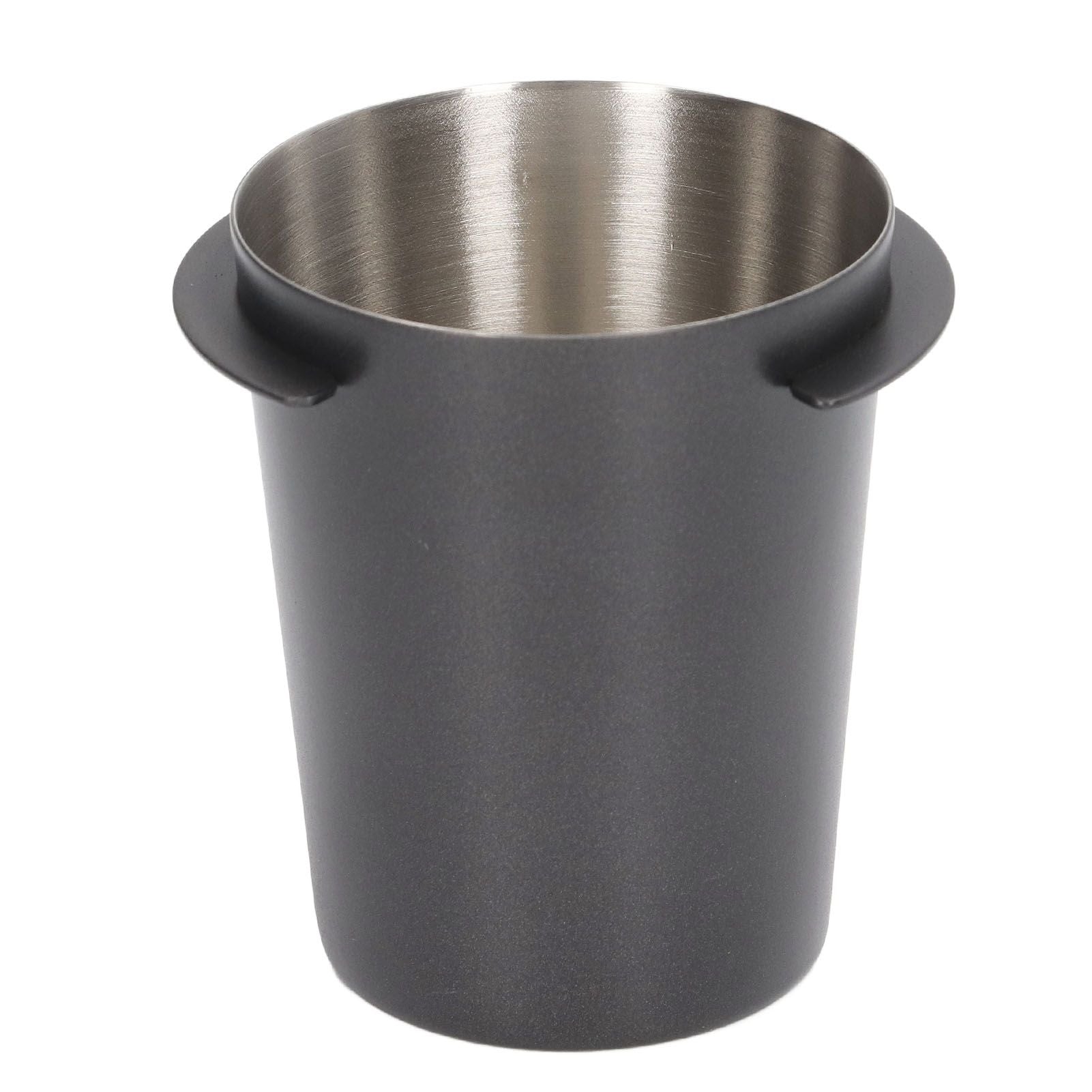 58mm Coffee Dosing Cup Universal Stainless Steel Coffee Machine Handle Dosing Cup Coffee Powder Feeder Black
