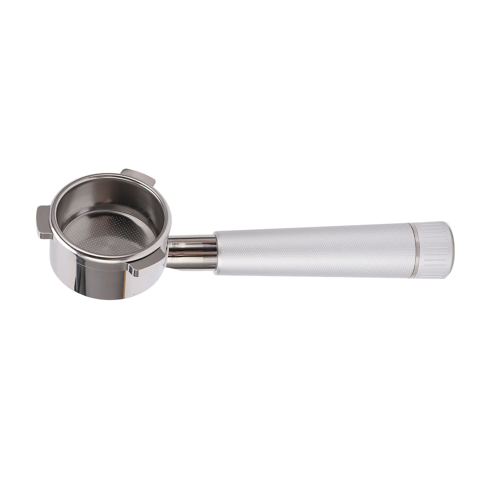 Coffee Portafilter Stainless Steel Bottomless 54mm 3 Ears Coffee Machine Accessories for Breville 8 Series Silver