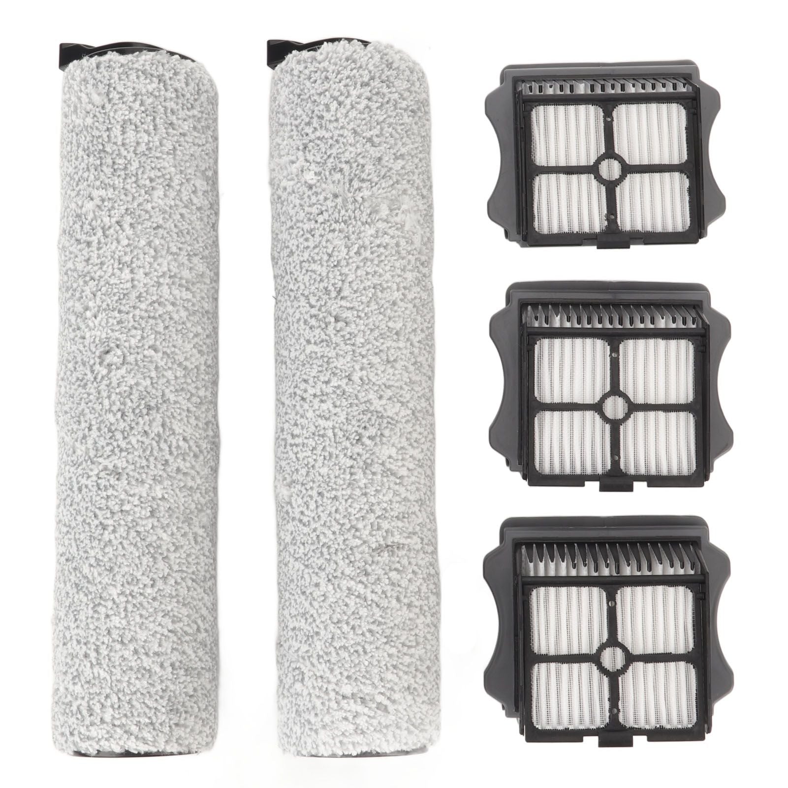 Floor Roller Brush Filter Kit Soft Efficient Cleaning Replacement Brush Filter for TINECO STEAM Wired Floor Washer
